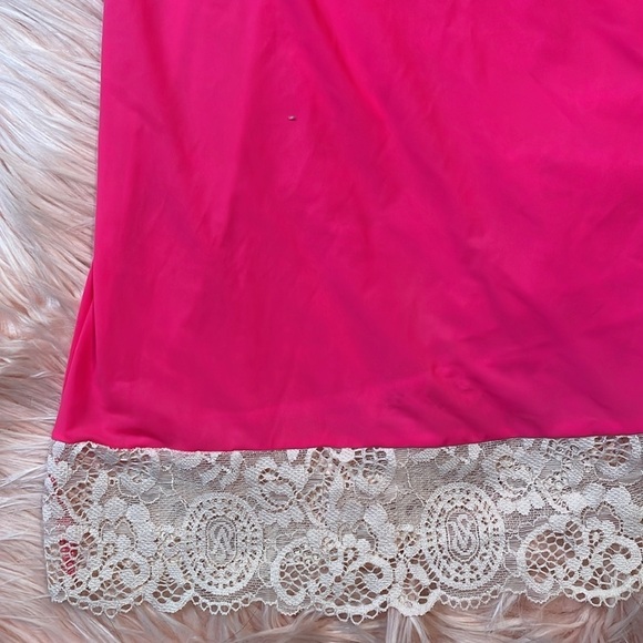 Vintage Victoria’s Secret Fuchsia Pink Babydoll Lace Bra Lingerie Size 34C - Picture 3 of 7